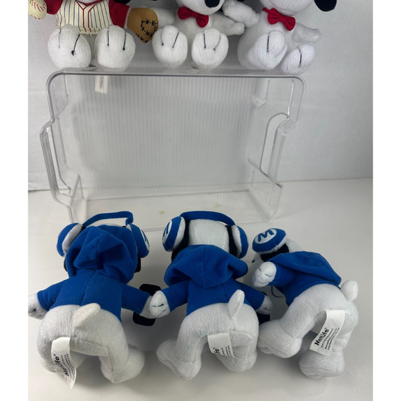 Snoopy Peanuts x MetLife Plush Bundle lot of 11 Stuffed Animals With Duplicates - Picture 11 of 14
